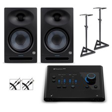PreSonus Quantum ES2 Audio Interface w/Eris Monitors/Cables/Stands STUDIO8