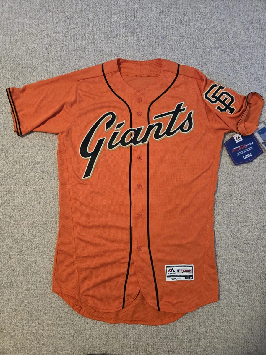 Majestic MLB San Francisco Giants coolbase Maillot Alternate Road, gris