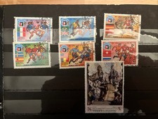 Briefmarken Yemen Jemen gestempelt Lot Fußball WM 1990 Italien