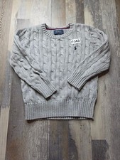 Polo Ralph Lauren Grey Cable Knit Sweater 4T Excellent