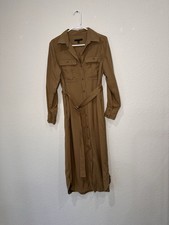 Banana Republic Khaki Long Sleeve Maxi Dress Women's Small