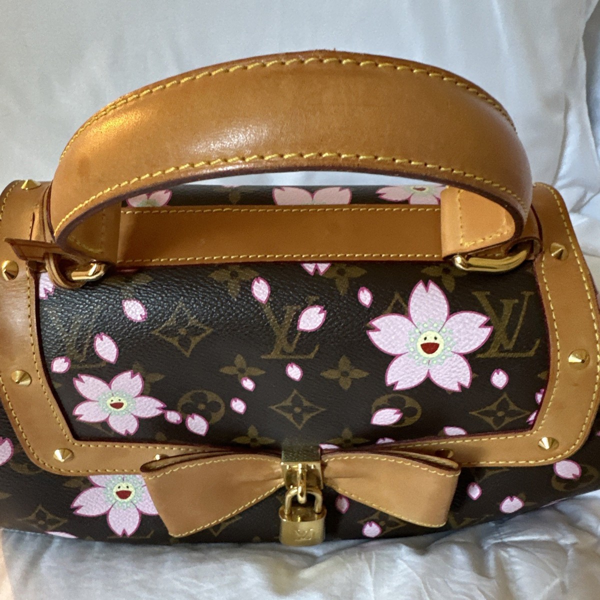 Louis Vuitton Sac Retro Shoulder Bag PM Brown Leather for