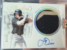 2025 Panini Flawless Draft Patch Autographs JD Dix /25 Diamondbacks