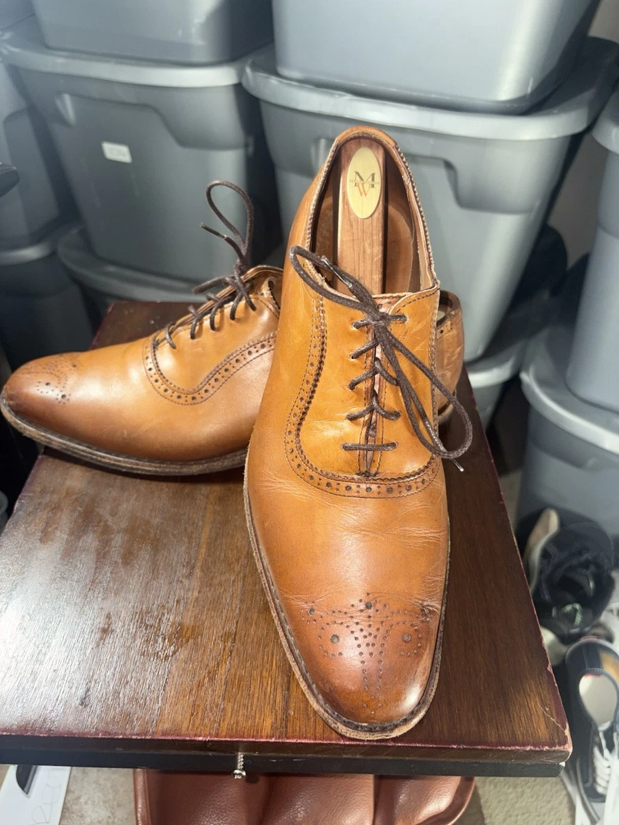 Allen Edmonds Brown Leather Upper Dress Shoes for Men for  display picture 2