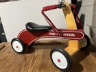 Vintage Radio Flyer Kids 4 Wheel Ride on Scooter USA has metal bell that works