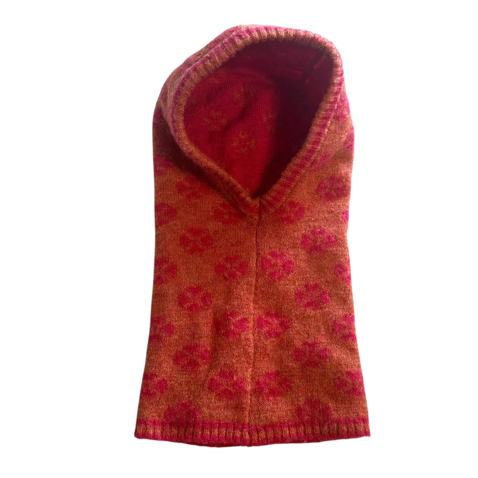 Zara Floral Balaclava Hat Womens Pink Coral Knit Hooded Scarf Outdoor Winter
Opens in a new window o