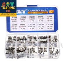 Christmas Light Fuses 5X20Mm 125V 1A 2A 3A 4A 5A 8A 10A Fuse Fast-Blow Glass Fus