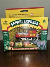 Wild republic Safari Express Train Set Zoo Toy Open Box