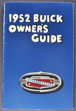 1952 Buick Owners Manual Guide Roadmaster Special Super Reprint 1952 Buick Owners Manual Guide Roadmaster Special Super Reprint