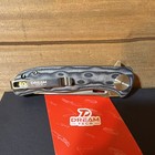 Dream Tech D3898MG Pocketknife Gray/Black Micarta Liner Lock Drop Point Plain — photo 4