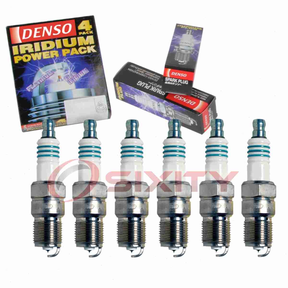 6 pc Denso Iridium Power Spark Plugs for 1986-1996 Oldsmobile Cutlass Ciera kg