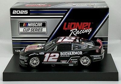 2025 1/24 #12 Ryan Blaney  BodyArmor Black  Mustang 1 of 504 Same Day Shipping