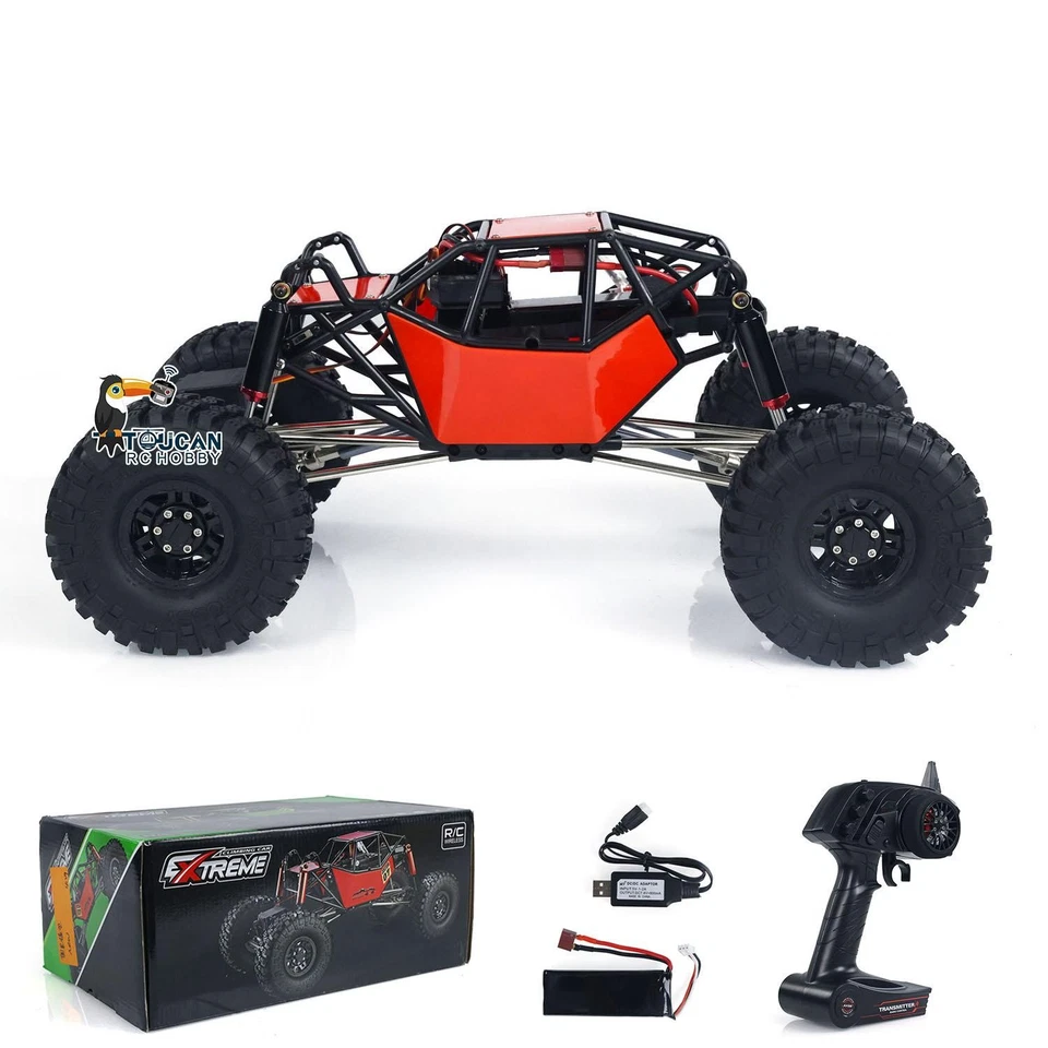 RTR RC 1:10 Off Road Truck 4X4 Radio Control Rock Crawler Electric Truck Radio - Image 4 of 4