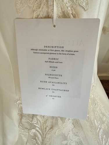 Allure wedding dress size 12 - 9653 in ivory - ref 315e - Picture 11 of 15