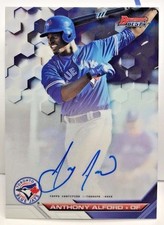 Anthony Alford 2016 Bowman's Best of Prospect on-card Autograph Auto - Blue Jays