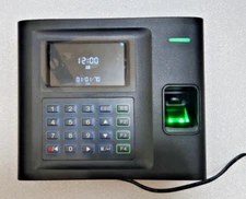 Timetrak Fingerprint Reader Time Card Attendance Terminal  915 w/ AC Adapter