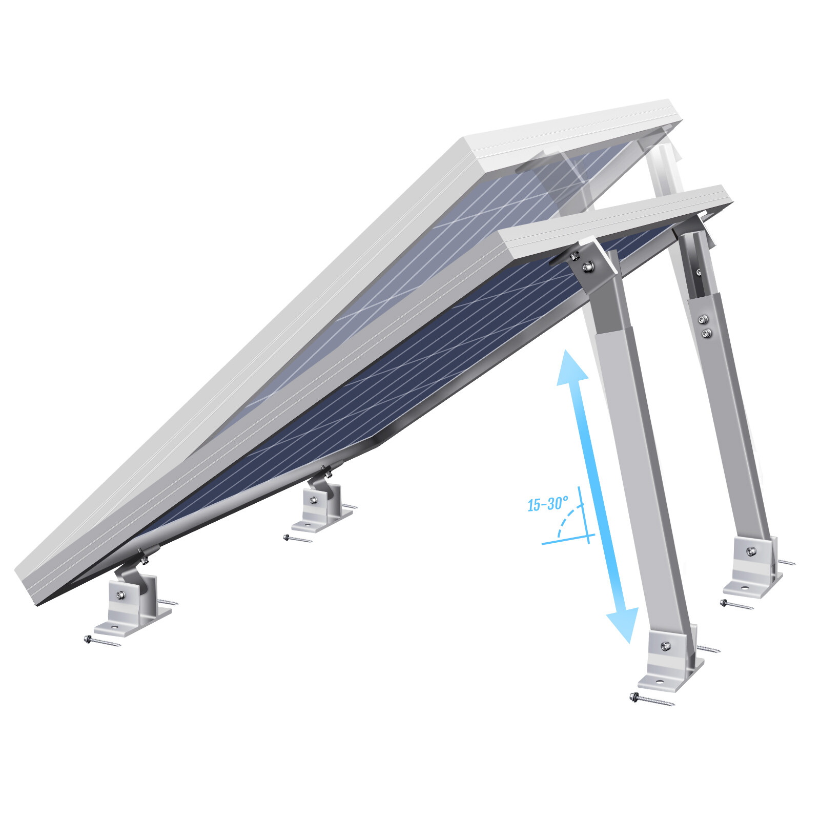 Balkonkraftwerk Halterung Balkon Aufständerung Paar Solarmodul Halterung Balkonkraftwerk Flachdach Trapezblech 374715505810 Van Der Valk