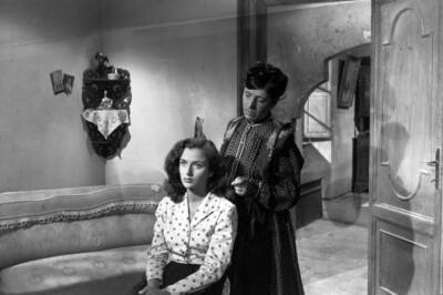 Italian Actress Marina Berti In The Role Of Femia Ferrara Old Photo 1950S