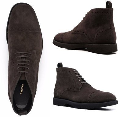 TOM FORD Sean Suede Desert Boots Loafers Schuhe Sneakers Shoes Mokassins Bnwt 40