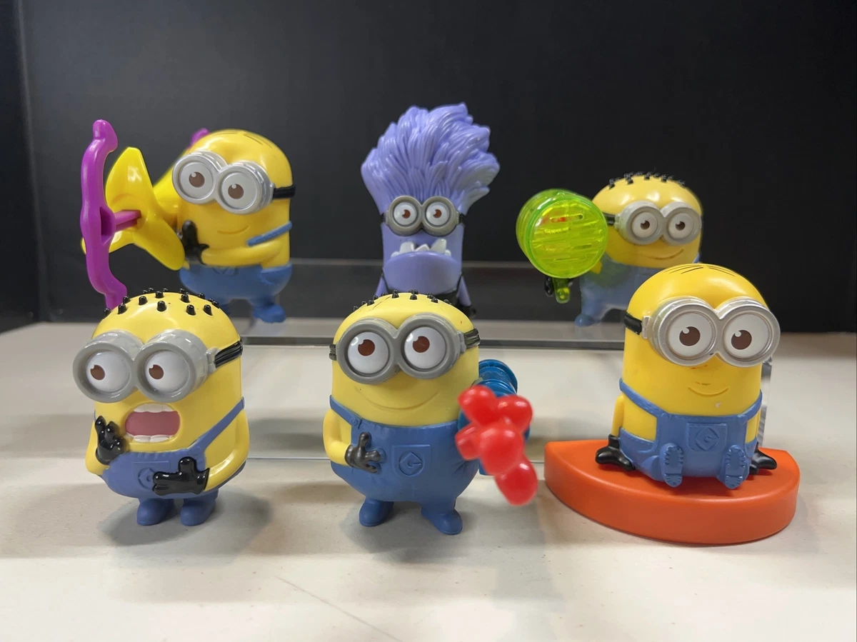 McDonalds Happy Meal Toys Despicable Me Lot of 6 Minions Toys 3