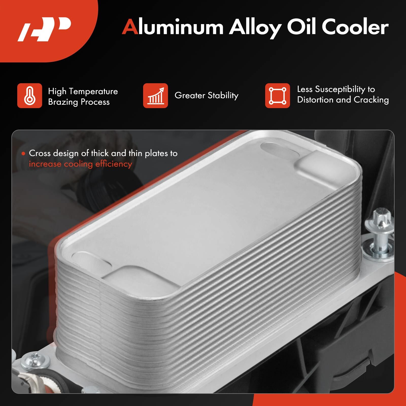 A-Premium Engine Oil Cooler Filter Housing Assembly for BMW i8 X1 X2 Mini Cooper