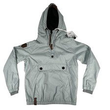 Naketano Benflicker Nuno Womens Small Sprint Pastel Mint Windbreaker Hooded