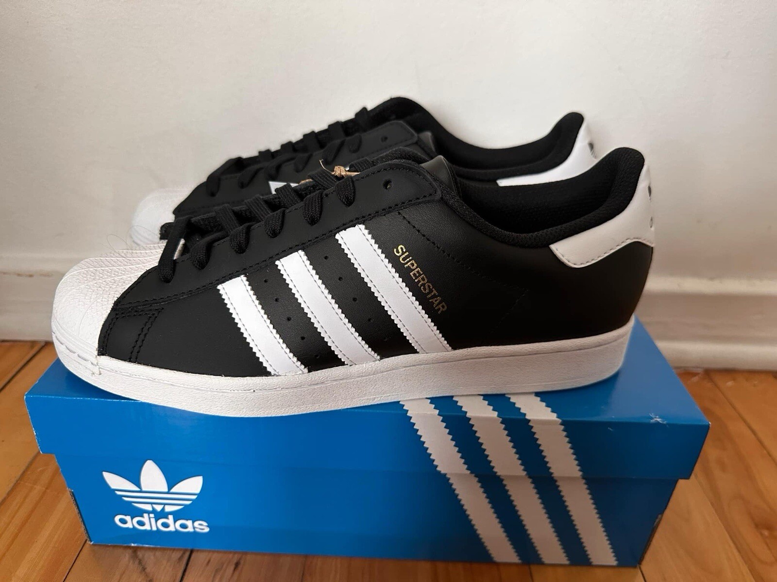 adidas Originals Superstar Core Black & White Footwear Men Unisex Casual ID4636