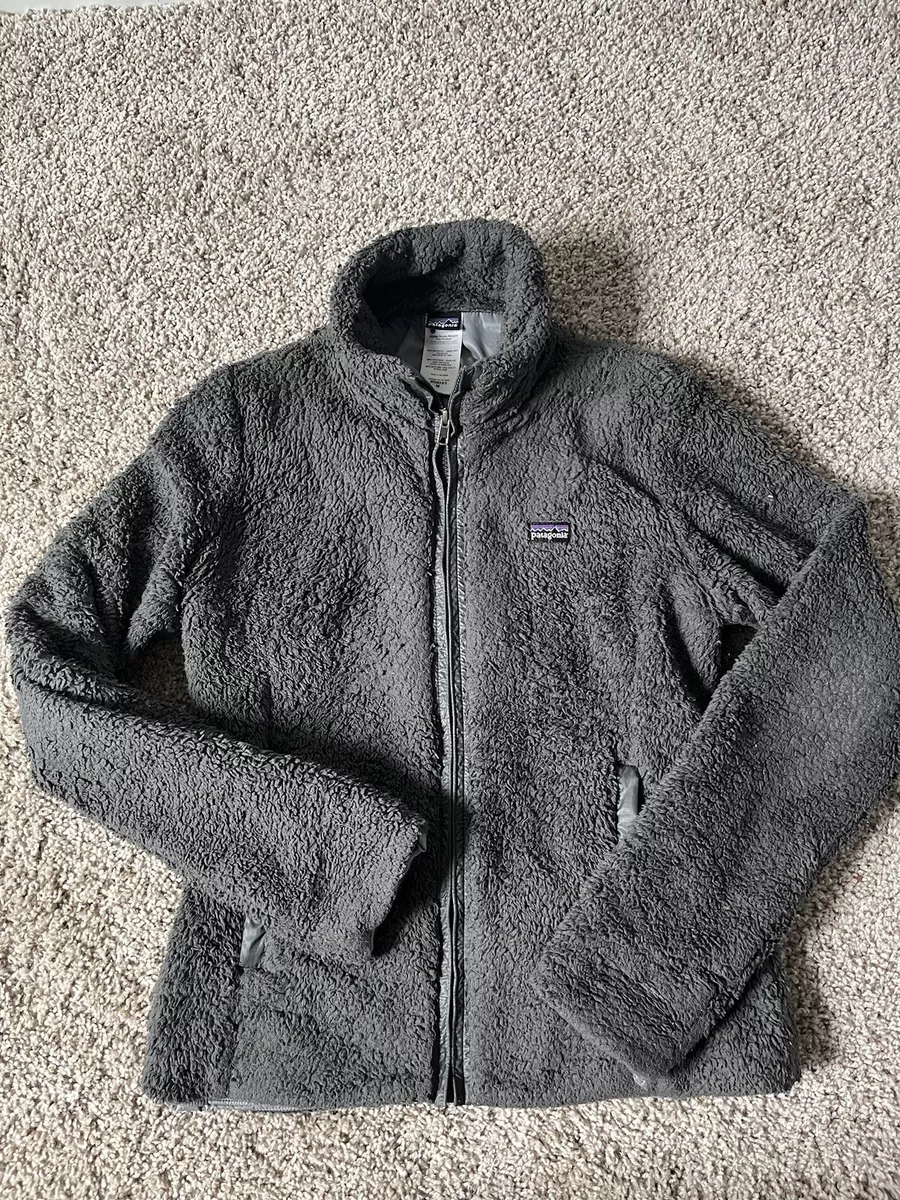 Patagonia Los Lobos Gray Fleece Jacket Womens Medium M