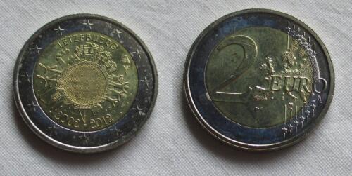2 Euro Gedenkmünze Luxemburg 10 Jahre Euro Bargeld 2012 Stgl. (158690) - Bild 1 von 1