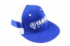 VINTAGE YAMAHA RACING CAP white blue Moto GP 90s big logo team hat
