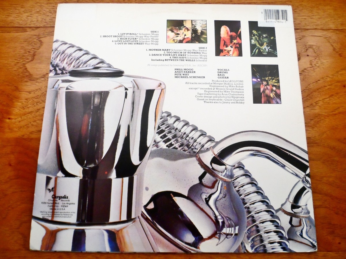 英LP UFO Force It CHR1074 CHRYSALIS /00260 U.F.O. Force It Lp Chrysalis CHR-1074 UFO In Shrink Michael