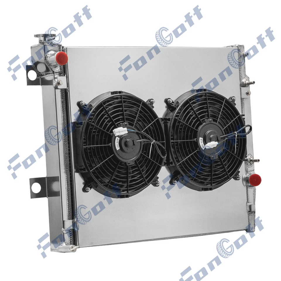 3 Row Radiator Shroud Fan For 2003-2009 2006 Toyota 4Runner Lexus GX470 V8 4.7L Foto 4 de 4