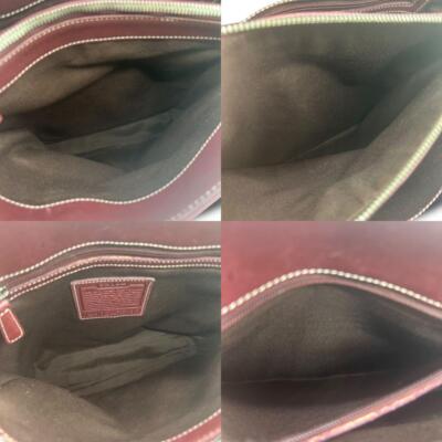 Vintage Coach 7787 Tote Bags Wine Red Leather From Japan Vintage Coach 7787 Tote Bags Wine Red Leather From Japan