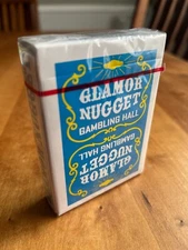 Blue Glamor Nugget Gambling Hall Playing Card Deck by USPCC; New Sealed