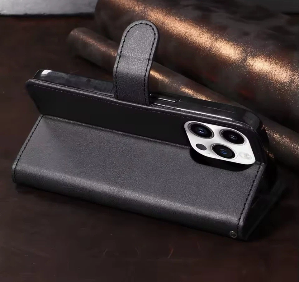 Case IPHONE SE 2022/7/8 Leather Card Wallet Shockproof For iphone SE 2020/8 Case - Image 4 of 4