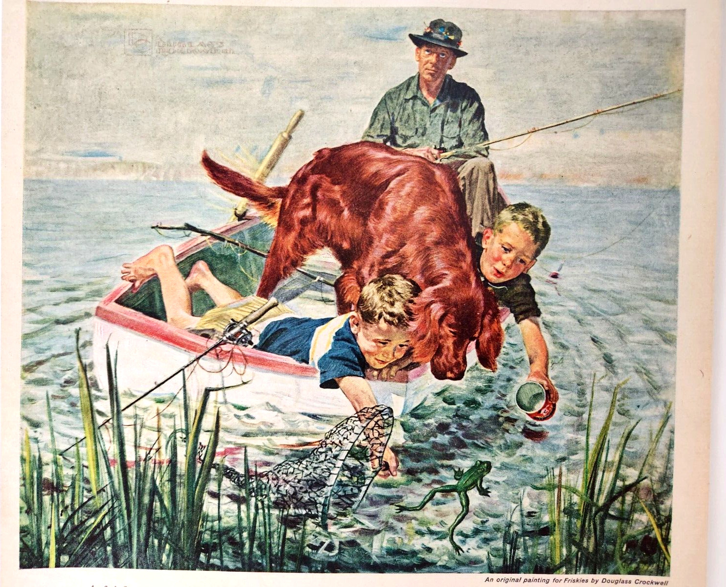 Vintage 1956 Ad Douglas Crockwell