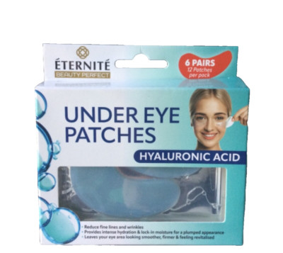 Eternite ~ Unter den Augen Patches ~ Hyaluronsäure ~ 6 Paar ~ reduziert Falten