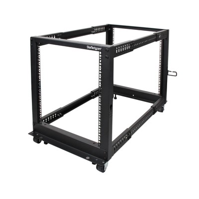 12U Adj Depth 4 Post Rack
