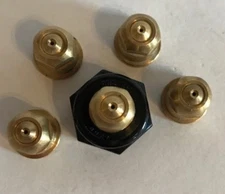 TeeJet T3W Conejet Spray Tip Brass Lot Set of 5 with Free Caps