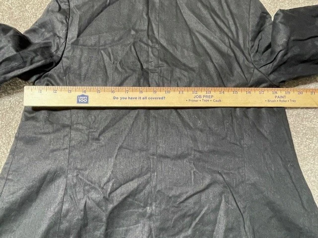 Blazer Banana Republic para mujer 2 senos elásticos mangas fruncidas negro Foto 3 de 4