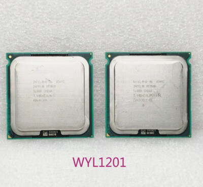 2PCS Intel Xeon X5492 SLBBD 3.4G quad-core 3400MHz LGA771 processor