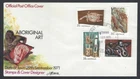 Australia 1971 Aborginal Art FDC First Day cover