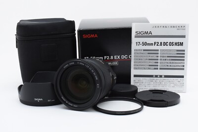 [NEUWERTIG im Karton] Sigma Objektiv 17 50 mm f/2,8 EX DC OS HSM AF für Nikon AF