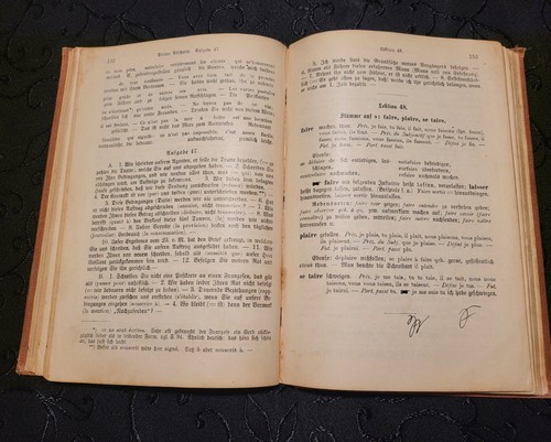 Prof. Dr. R. Thum's Neue Franzosische Grammatik 1901 Vintage Book - Picture 13 of 21