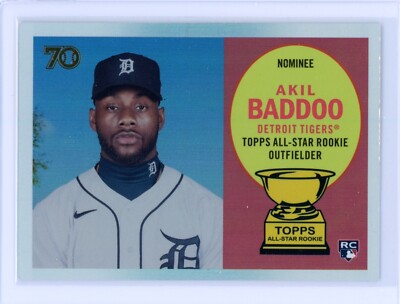AKIL BADDOO 2021 Topps All-Star Rookie Cup #77 Rookie Design Variation 