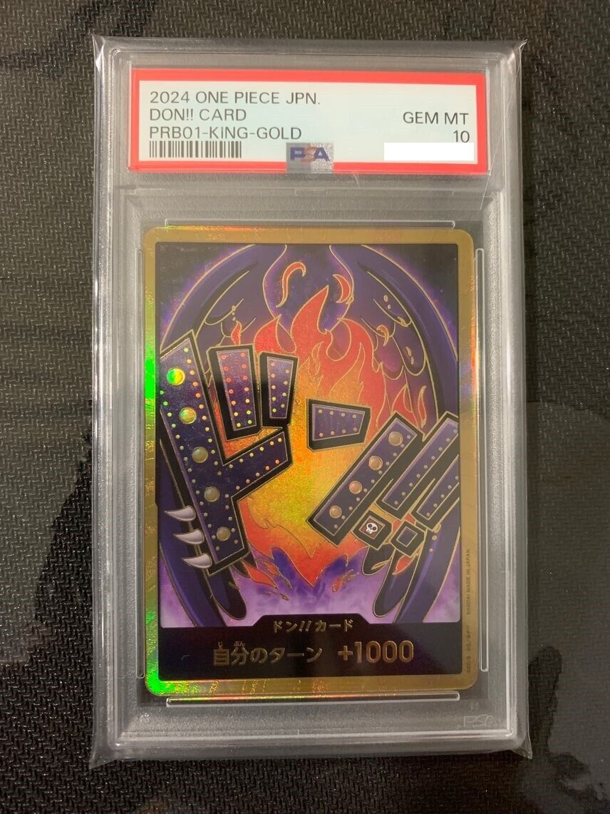 PSA 10 DON !! Card King Gold Frame ONE PIECE Card The Best PSA 10 DON !! Card King Gold Frame ONE PIECE Card The Best