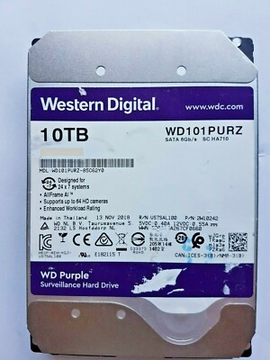 WD101PURZ-85C62Y0 for parts, data recovery, spares data recovery