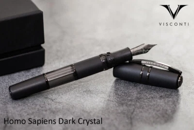 VISCONTI HOMO SAPIENS LAVA DARK CRYSTAL DREAM FOUNTAIN PEN - Image 1 of 4