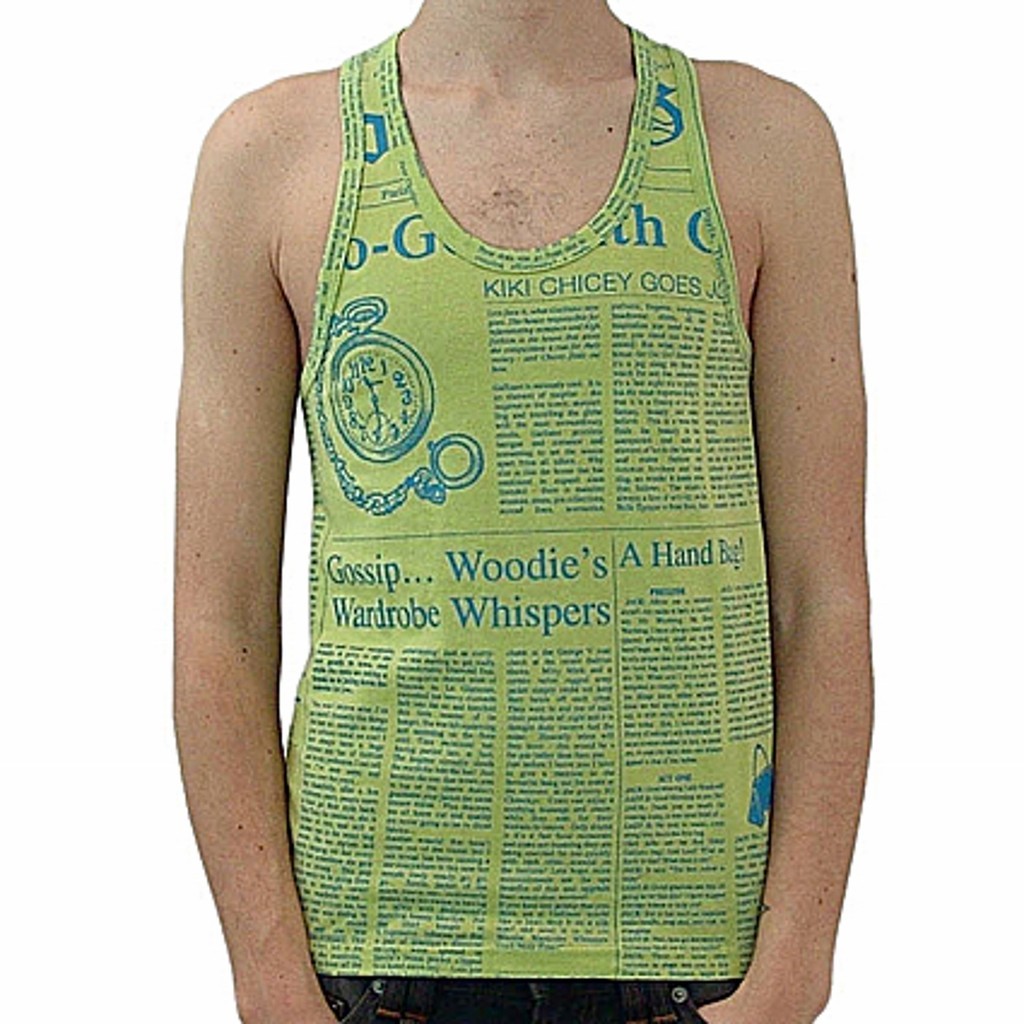 John Galliano Tank Top Gazette | eBay