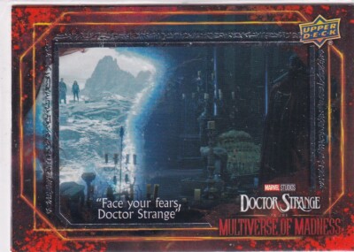 Upper Deck 2024 Marvel Studios Doctor Strange No. 73 Face Your Fears Silver